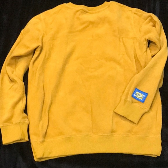 DUTCH BROS  100% Cotton pull over sweatshirt, golden color - Picture 6 of 9